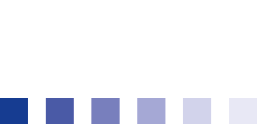 Logo der OWZ Verlags GmbH in weiß mit verschiedenen Blautönen